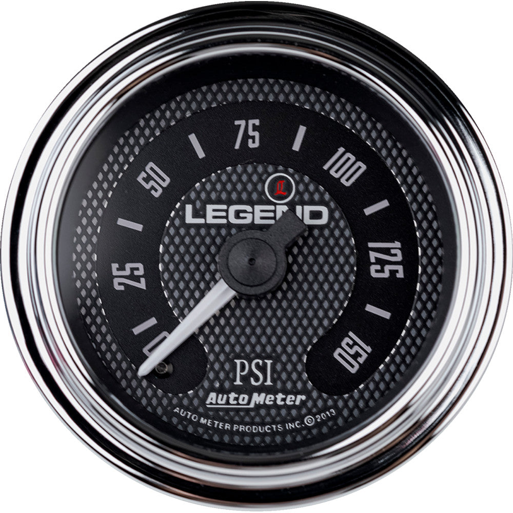Legend Suspension Fairing Mounted LED Backlit PSI Gauges Diamond Cut
