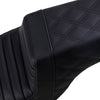 Saddlemen Step-Up Seat - Front Tuck-n-RollRear Lattice Stitch - Black - Forever Rad-Saddlemen