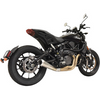 Bassani Xhaust Low Mount 4" Short Megaphone Muffler Without Cat for Indian 19-20 FTR1200/S - Forever Rad-Bassani