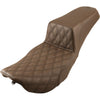 Saddlemen Step-Up Seat - Front Lattice Stitch - Brown - Forever Rad-Saddlemen