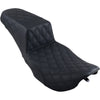 Saddlemen Step-Up Seat - Full Lattice Stitch - Black - FLHRFLHX - Forever Rad-Saddlemen