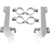 Memphis Shades Batwing Trigger Lock Mounting Kit - Kingpin - Polished - Forever Rad-Memphis Shades