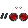Custom Dynamics ProBEAM Bullet Ringz LED Turn Signals - ChromeRed - For: Indian - Chief; Harley Davidson - Dyna - Forever Rad-Custom Dynamics