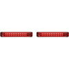 Custom Dynamics Saddlebag LED Lights - Sequential - BlackRed - For: Harley Davidson - Dyna, Touring - Forever Rad-Custom Dynamics