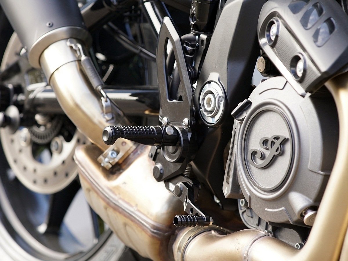 Wunderkind Rear Adjustable Pegs For Indian FTR 1200 / S Forever Rad