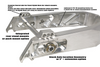 Alloy Art Billet Swingarm For (84-00 FXR) - (94-08 FLT) Harley Davidson - Forever Rad-Alloy Art