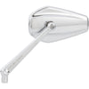 Arlen Ness Mirror - MiniStocker - Side View - Hexagon - Chrome - Right - Forever Rad-Arlen Ness