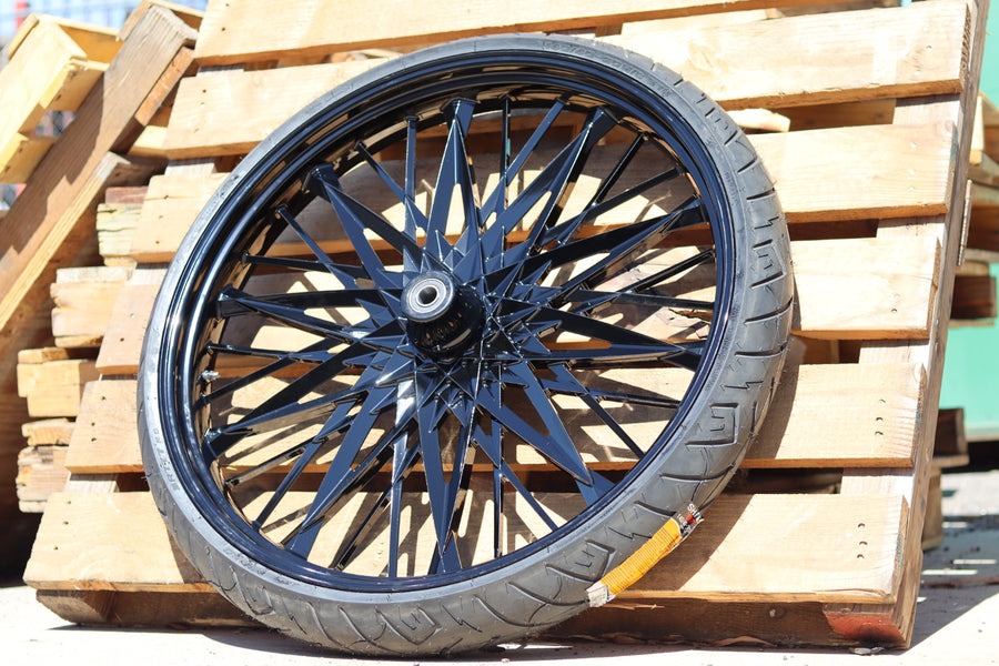 Jade Affiliated Double Stitch Harley Davidson Dyna/FXR Rear Wheel 2000 ...