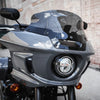 Klock Werks Flare Windshield - 6IN - Dark Smoke - FXLRST - For: Harley Davidson - Softail - Forever Rad-Klock Werks