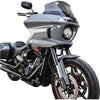 Klock Werks Flare Windshield - 8IN - Dark Smoke - FXLRST - For: Harley Davidson - Softail - Forever Rad-Klock Werks