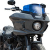 Klock Werks Kolor Flare Sport Windshield - 6IN - Blue - FXLRST - For: Harley Davidson - Softail - Forever Rad-Klock Werks