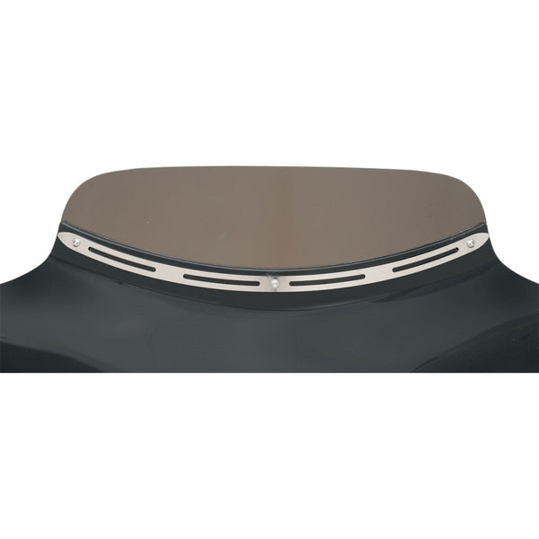 パーツ memphis shades Memphis Shades Fairing Windshield Trim - Stainless Steel