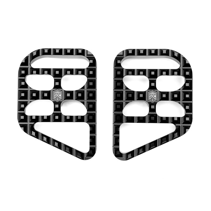 SDC Harley MiniFloorboards V2 Moto Grip Cut Forever Rad SDC