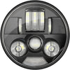 Custom Dynamics 7IN Probeam LED Headlamp - Indian - Black - For: Indian - Challenger, Chief, Pursuit; Harley Davidson - Dyna - Forever Rad-Custom Dynamics