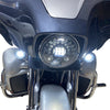 Custom Dynamics 7IN Adaptive Headlamp - Chrome - For: Indian - Challenger, Chief, Pursuit; Harley Davidson - Dyna - Forever Rad-Custom Dynamics