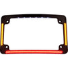 Custom Dynamics License Plate Frame - Radius - Black - For: Harley Davidson - Dyna - Forever Rad-Custom Dynamics