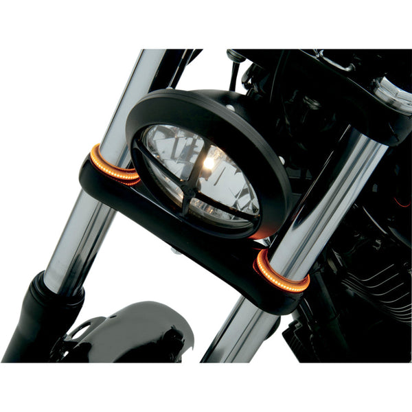 Custom Dynamics WRAPZ Fork Lights 49 mm For: Harley Davidson